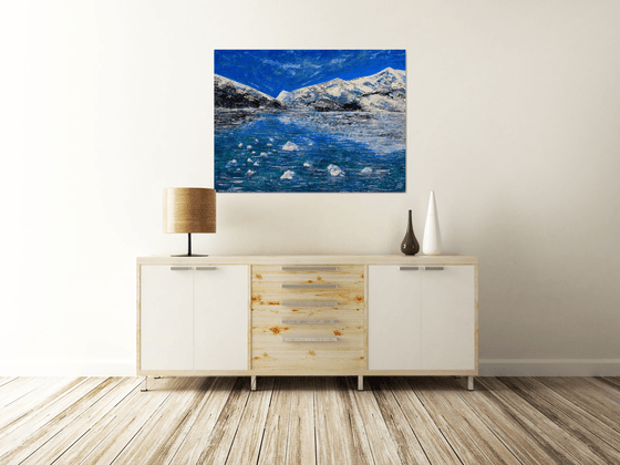 Glacier Bay ( Large 40"x30"-102cm x 76cm)