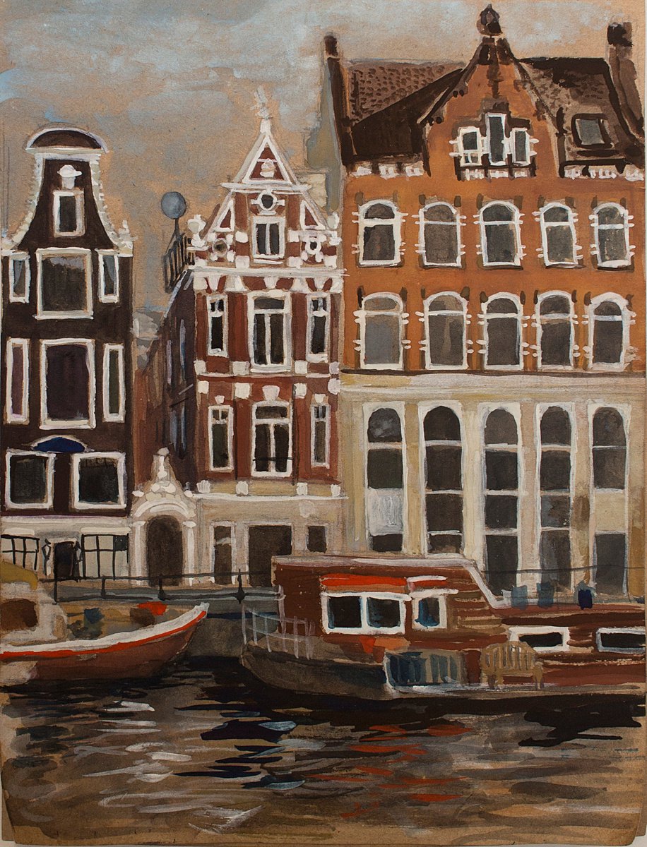 Amsterdam sketch III by Vlada Lisowska