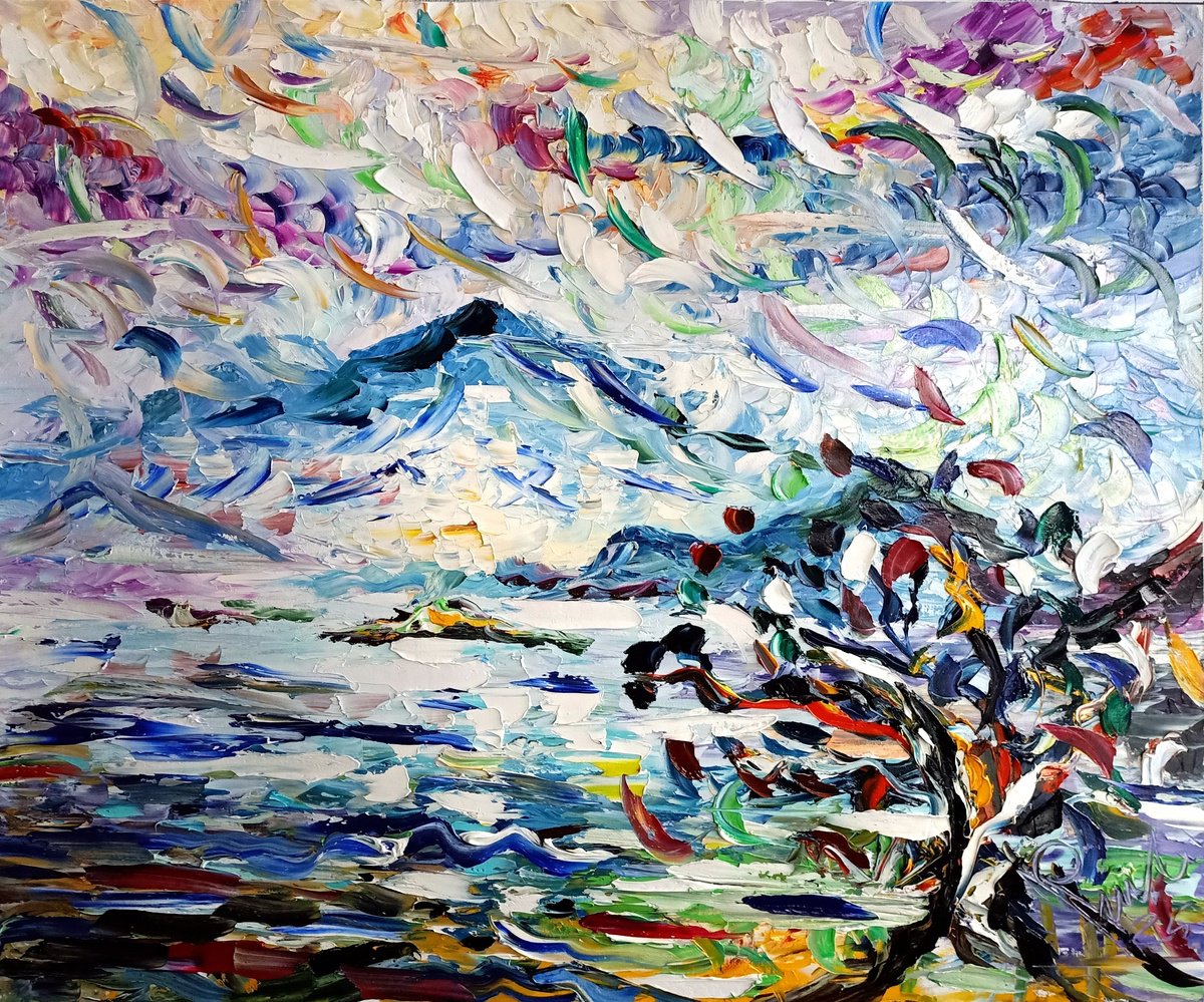 Monte Velato By Antonino Puliafico, 49 X 41, Artwork For Sale On Artfinder