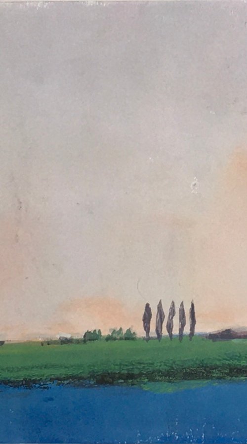 Sea scape at Levington by Chihiro Kinjo