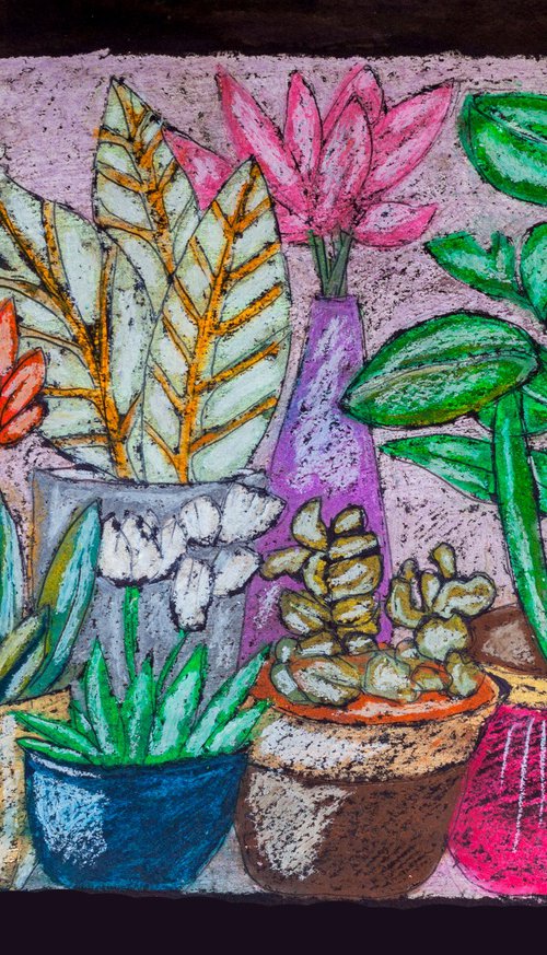 Home Plants in Vase by Ariadna de Raadt