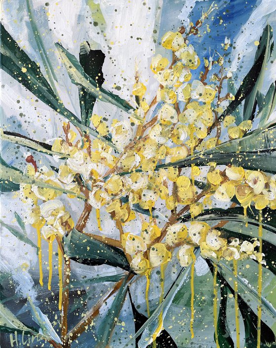 Sparkle and Shine - Golden Wattle By HSIN LIN