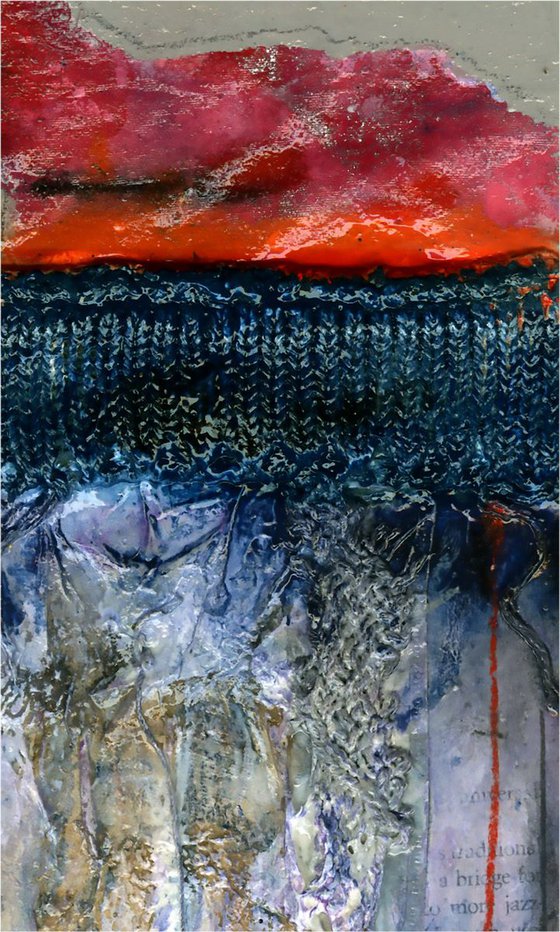 Abstract Journey - Mixed Media Abstract by Kathy Morton Stanion