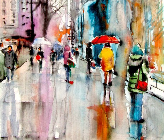 Rainy streets II