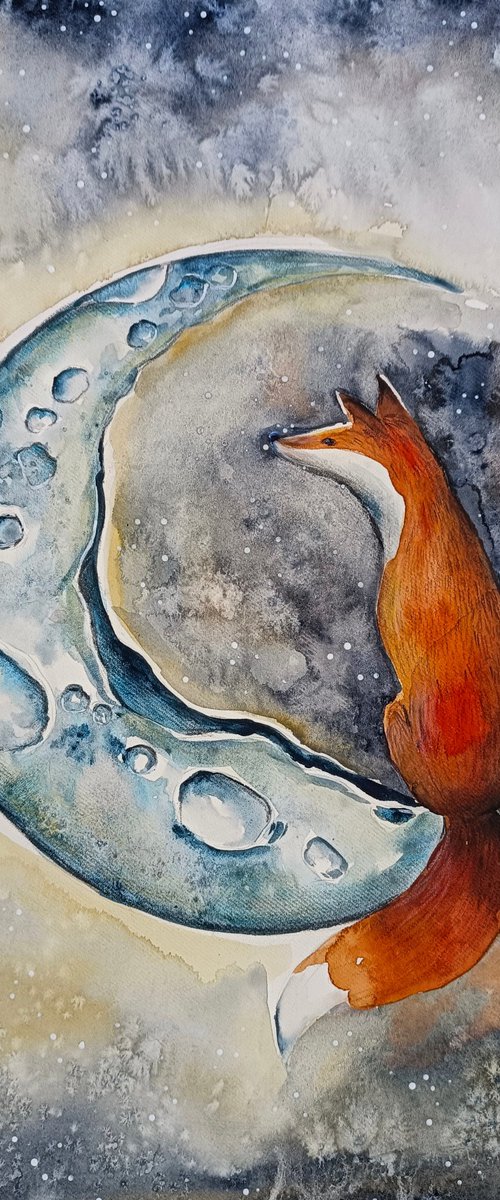 The Fox and The Moon by Evgenia Smirnova