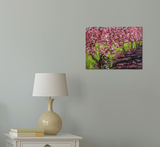 Blooming garden... /  ORIGINAL PAINTING