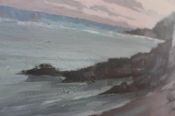 Swanpool Beach at Dusk