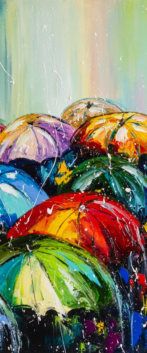 Colors in the Rain by Liubov Kuptsova