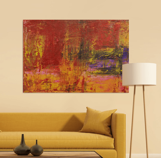 Fire Abstract 4 (120x85cm)