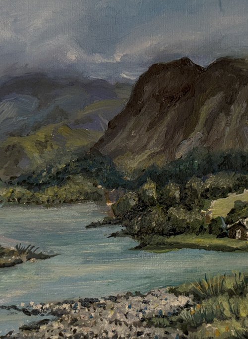 Oil Lake District Landscape 15x21cm Painting by Abigail Wilson