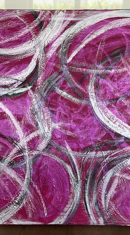 Rosen Garten, Magenta, Fuchsia by Exclusive Arts