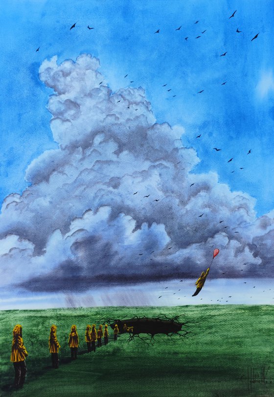 Falling before flight