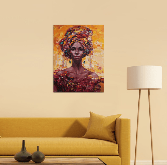 African Queen portrait