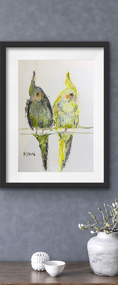 Cockatiels by Ryan  Louder