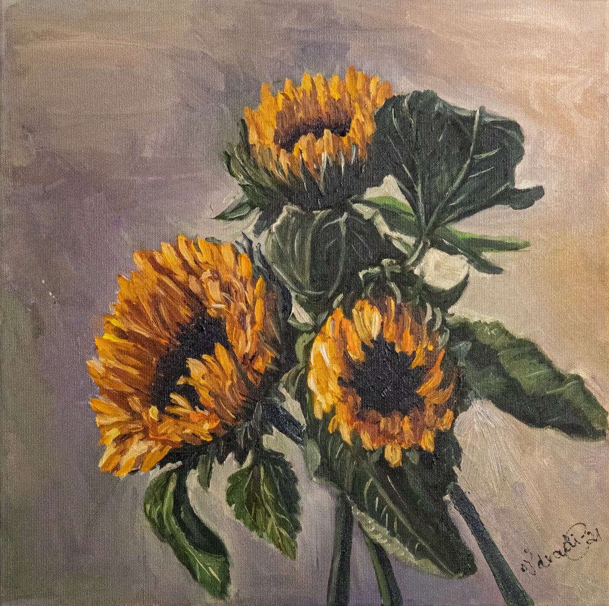 The Sunflower by Catherine Varadi