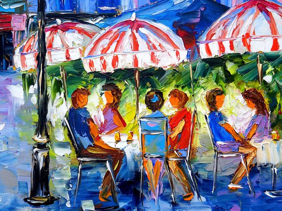 In a Parisian Street Café