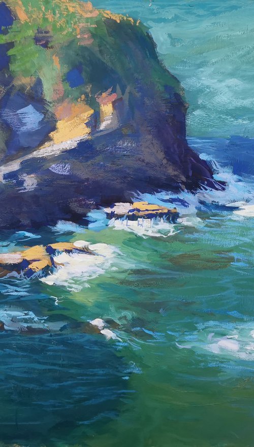 Cornwall coastline study by David Fernandez Giron