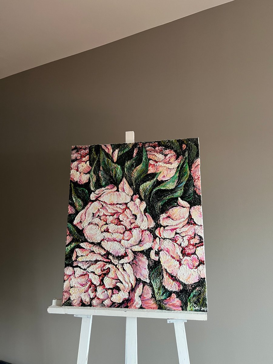 Pink Peonies By Valentina Ash, 20 X 24, Artwork For Sale On Artfinder