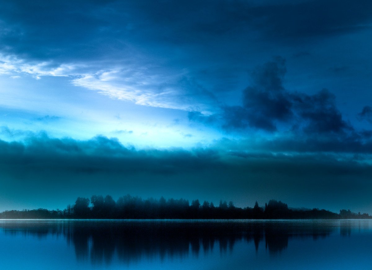 Impressionistic Landscape Photograph By Lynne Douglas, 76 X 52", A Touch Of The Moon, Original Artwork