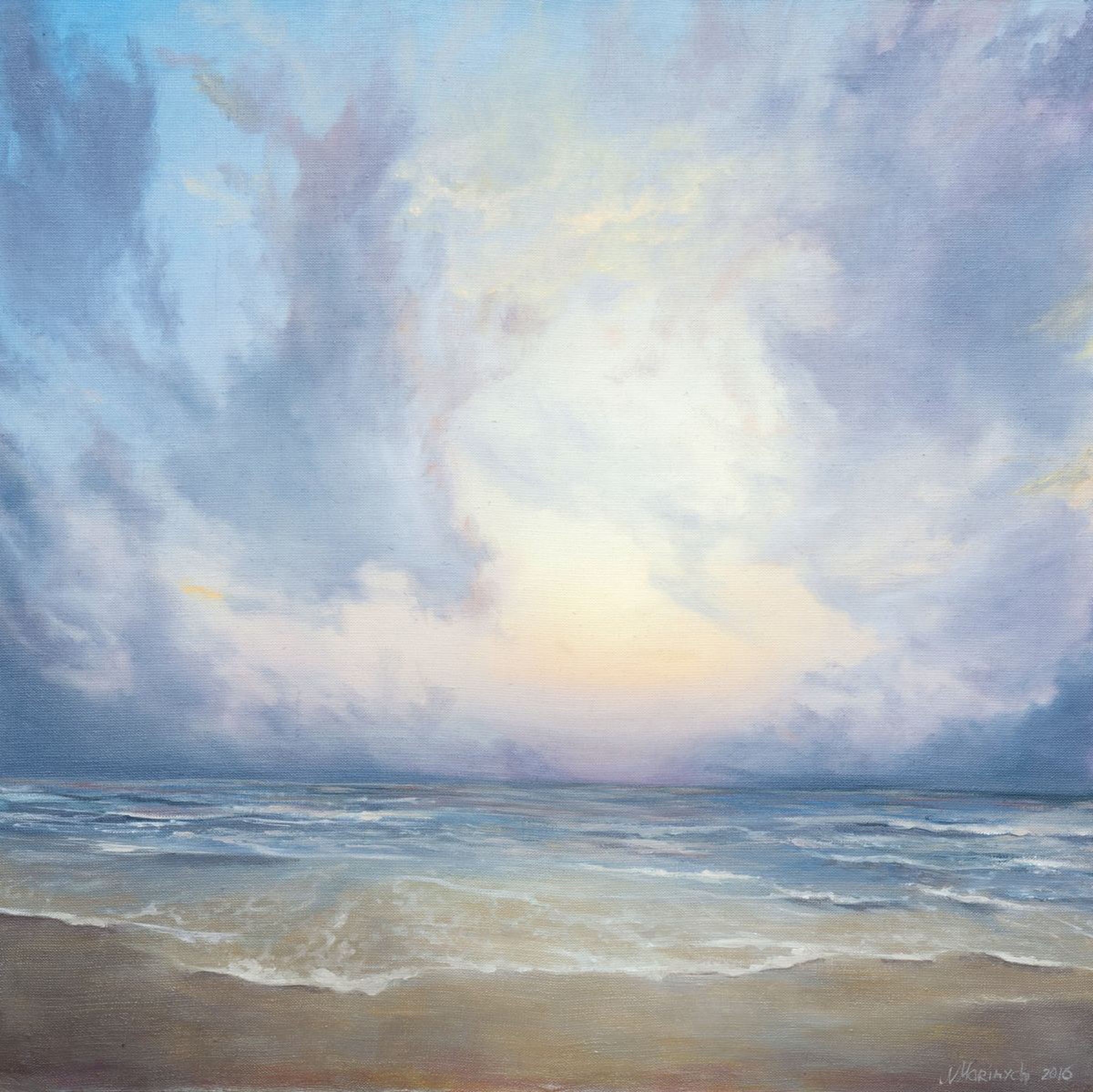 Original Artwork By Natalia Marinych Pink Sunse Artfinder