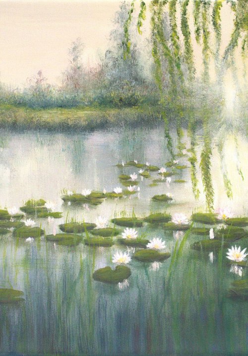 Lily pond by Ludmilla Ukrow