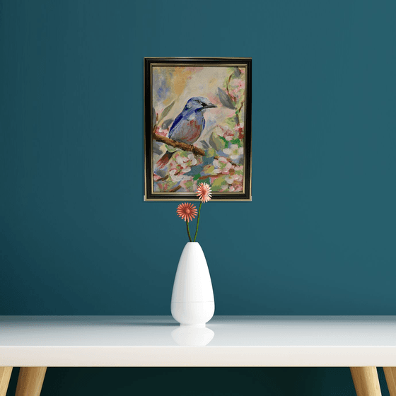 Bird on the branch.