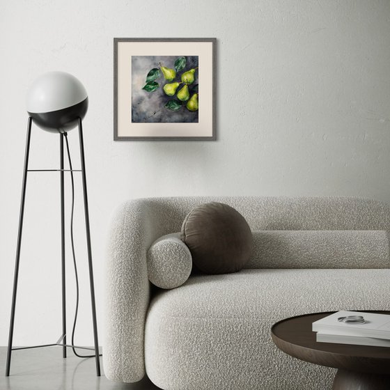 Through the Wall: Green Pears 3