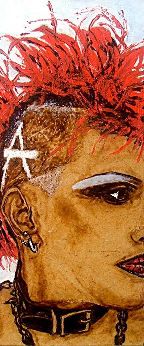 Rebel Girl by MILIS Pyrography