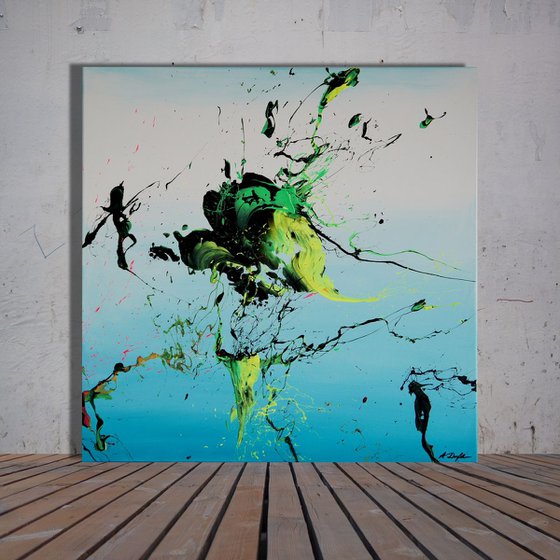 A Frog's Leap (Spirits Of Skies 064012) (80 x 80 cm) XL (32 x 32 inches)