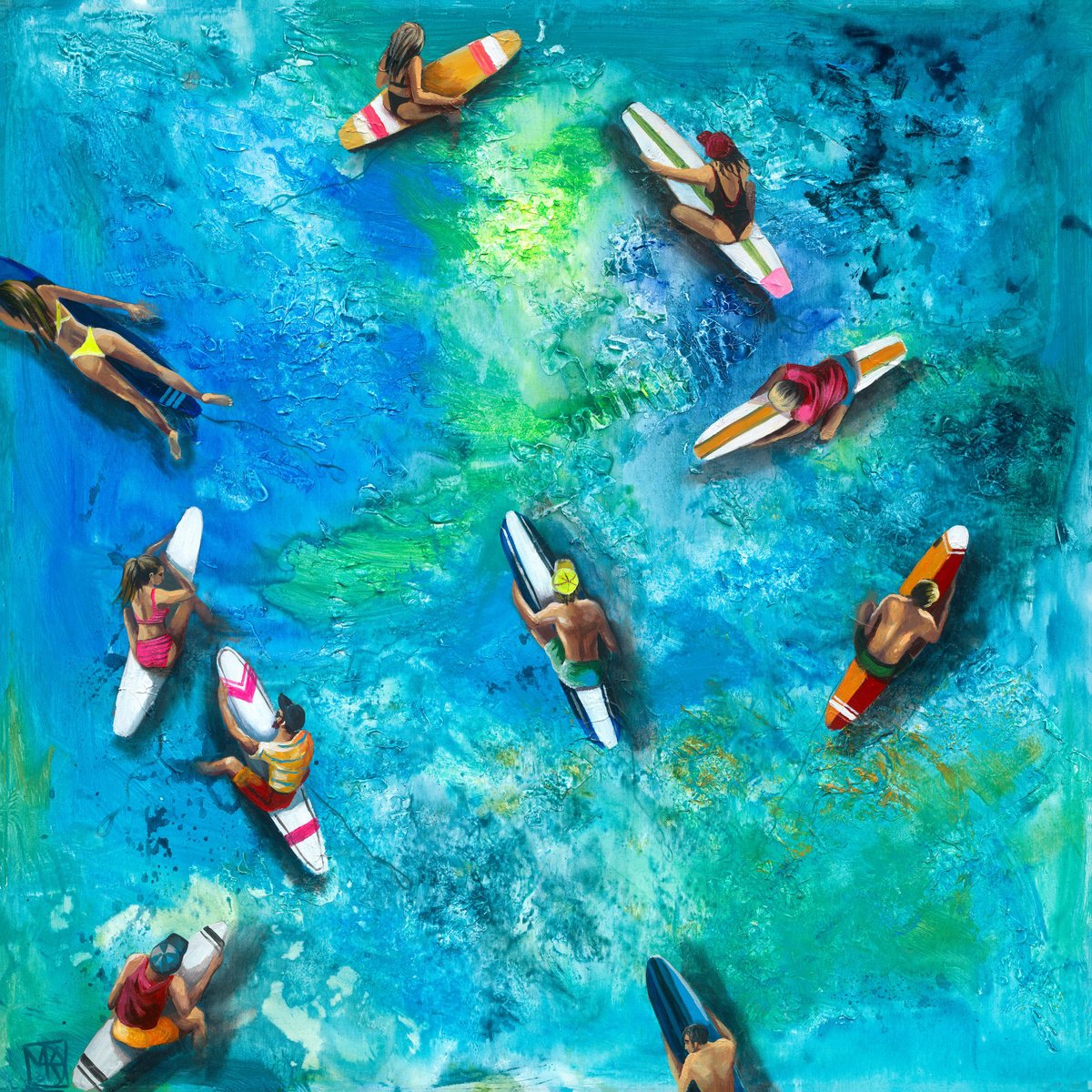 Beautiful Saturday Morning By Maria Kireev, 39 X 39, Artwork For Sale On Artfinder