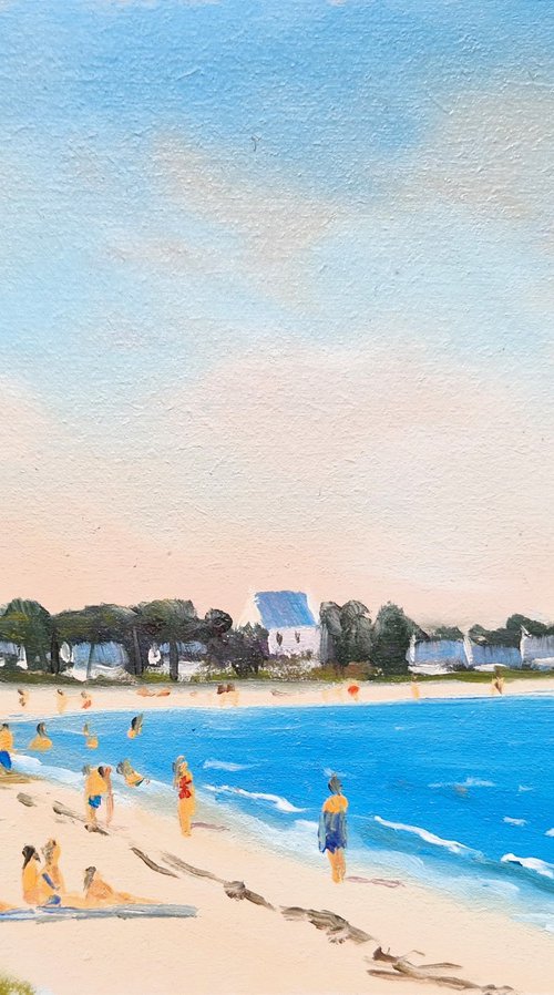 Beach at Carnac by José DAOUDAL