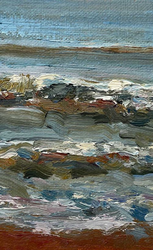 Early Light, small wave, Shoreham Beach #2 by Danny McBride