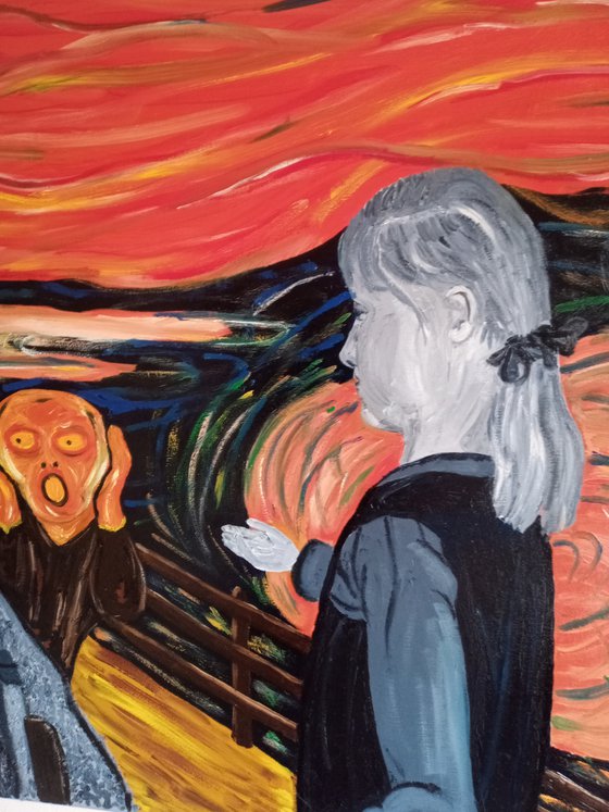The Scream and the Young Girl