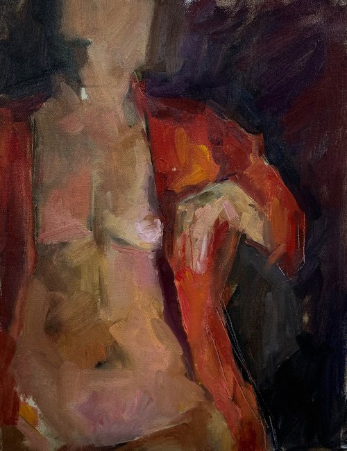 Red nude by Ekaterina Belukhina