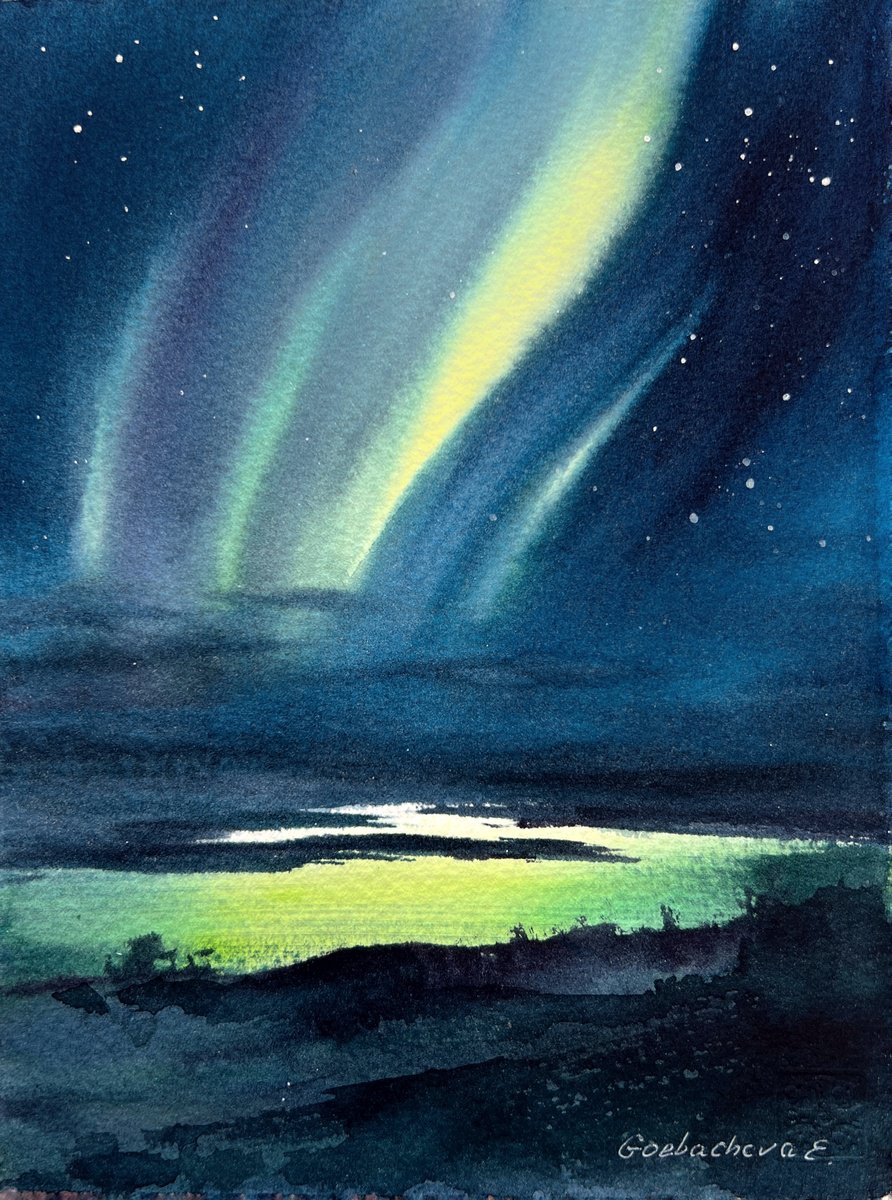 Northern lights #36 by Eugenia Gorbacheva