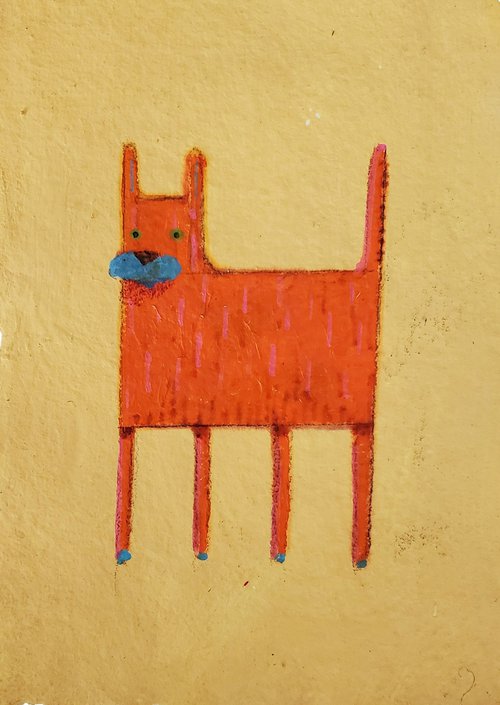 Orange Terrier by Mat JS Moore