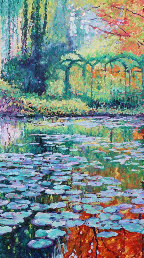 Lily Pond Reflections by Zoe Elizabeth Norman