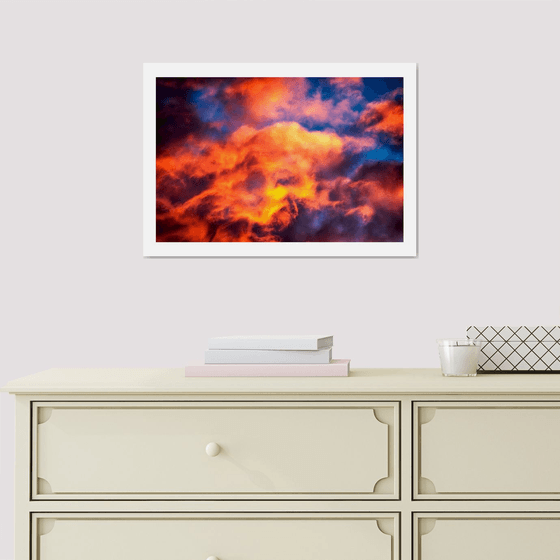 Clouds On Fire. Limited Edition 1/50 15x10 inch Photographic Print