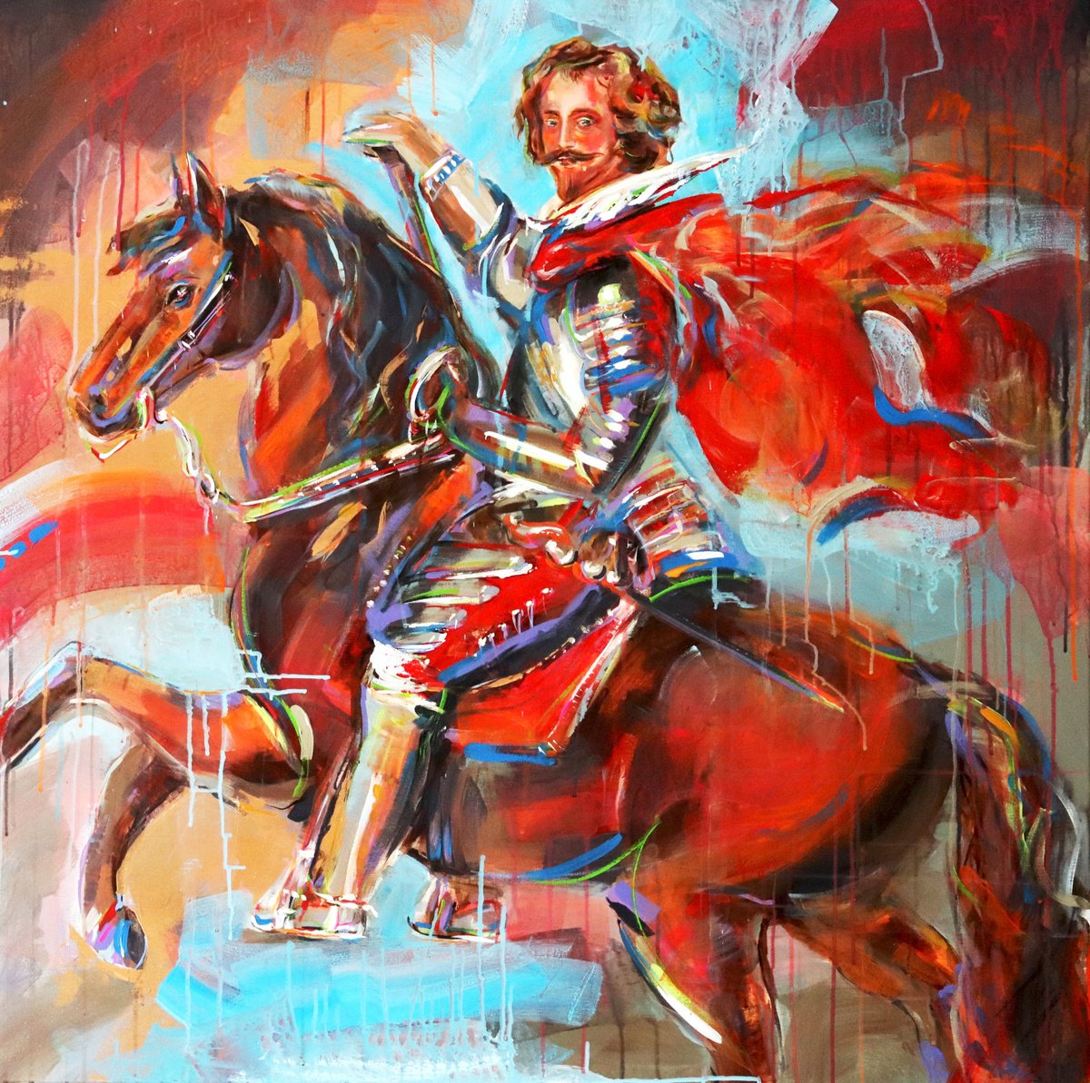 Equestrian Portrait of the Duke of Buckingham by Antigoni Tziora