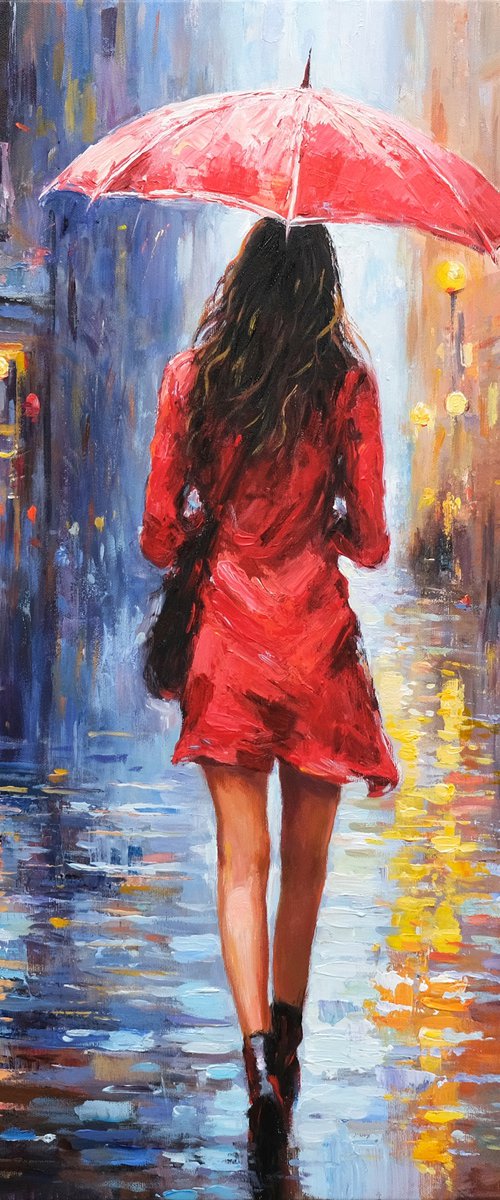 City Rainy Day by Behshad Arjomandi