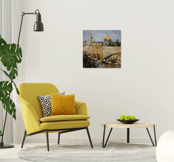 Western Wall and Dome of the Rock in Jerusalem, Israel