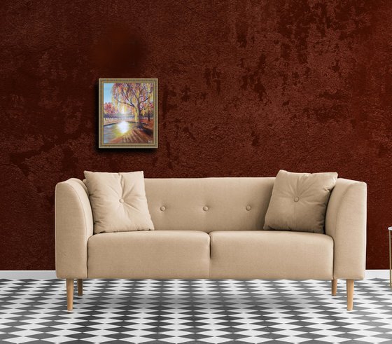 Autumn's Radiant Veil