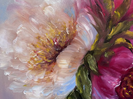 Magic peonies series - With Love