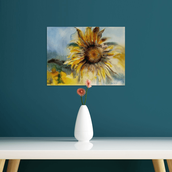 Sunflower portrait