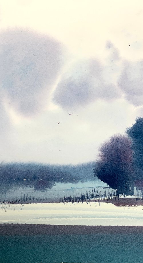 Abstract landscape #2 by Eugenia Gorbacheva