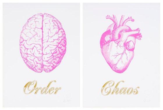 Order Chaos Magenta Pink (Small Prints)