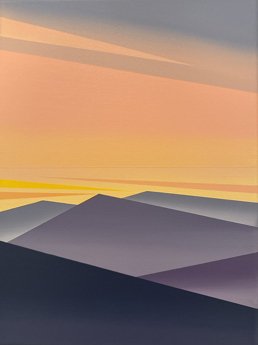 Small Sweet Sunset By Shushanik Karapetyan, 12 X 16, Artwork For Sale On Artfinder