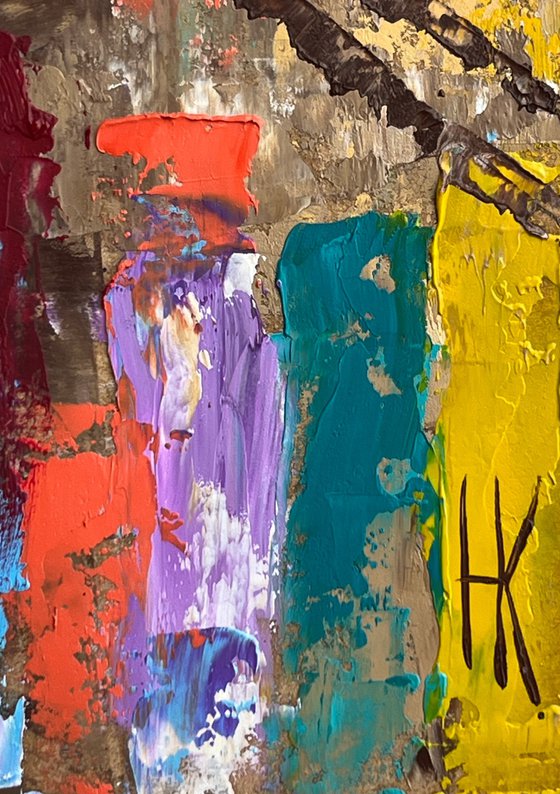 NYC Oil Impasto Painting