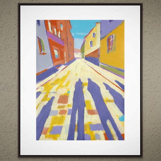 Shadows of the old town