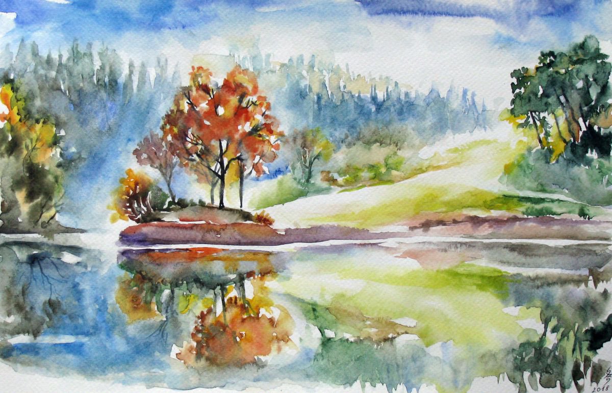 Autumn lake by Szekelyhidi Zsolt
